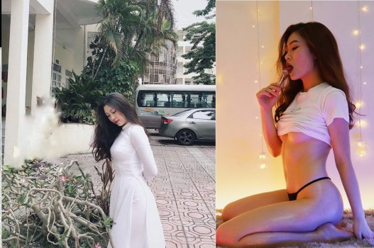 sex cuoi ngua Gái xinh tóc nâu banh lồn ra cho trai địt